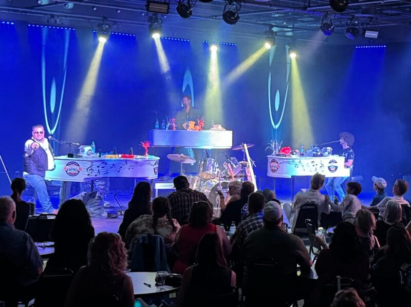 Dueling Pianos Official Road Show California Coast – Big Ivory Ticklers performing live.