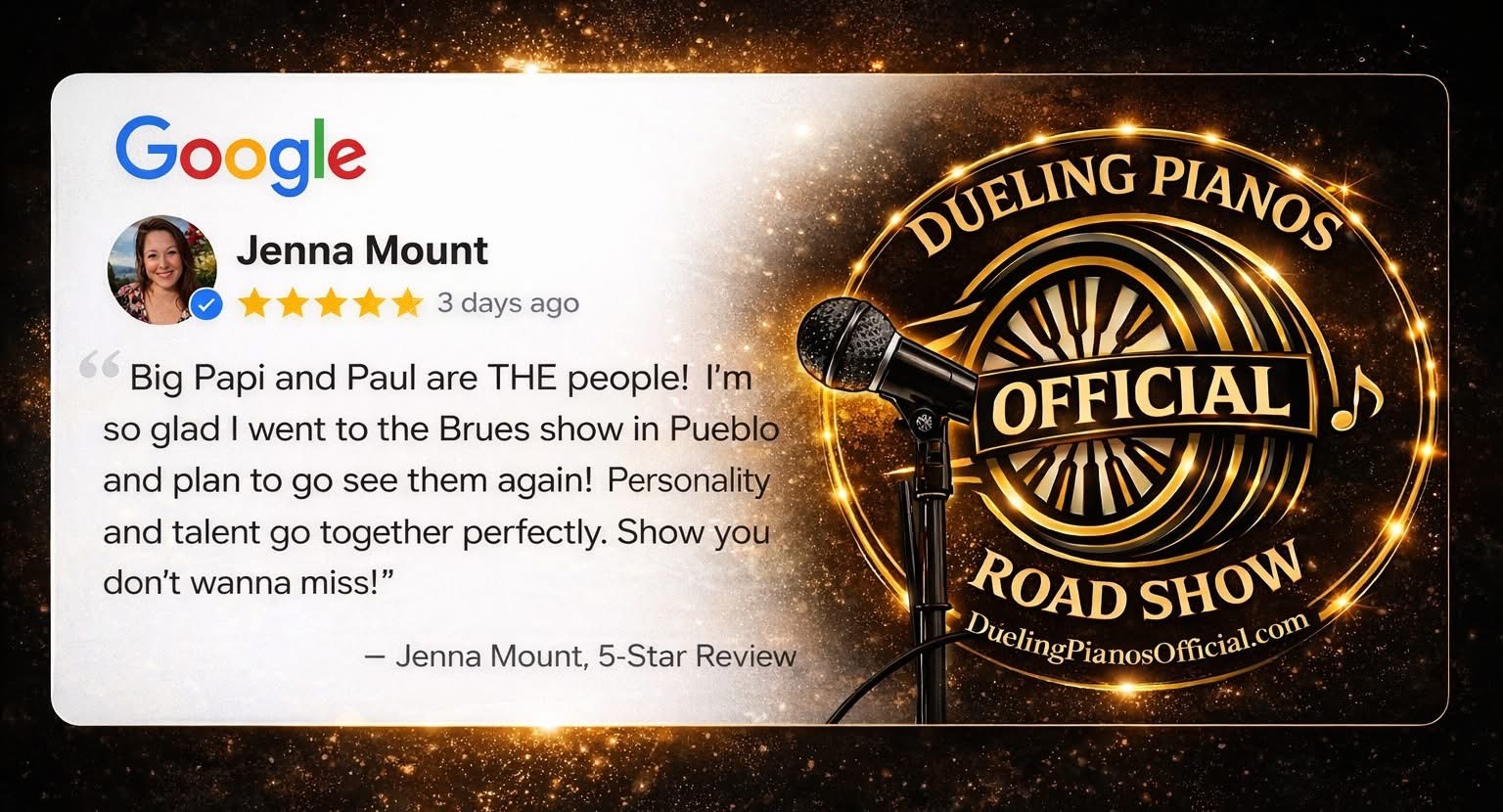 Dueling Pianos Roadshow review