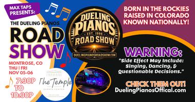 Montrose, CO | Temple Events | Dueling Pianos Road Show